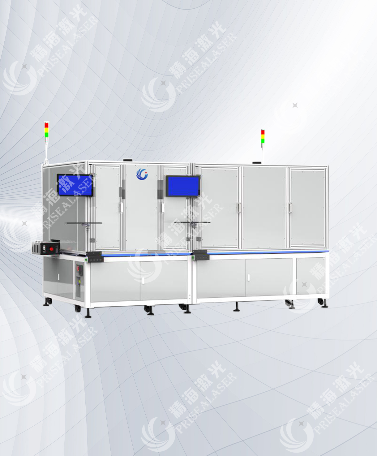 Mobile phone automatic bucket&slot&spring assembly and welding automatic equipment