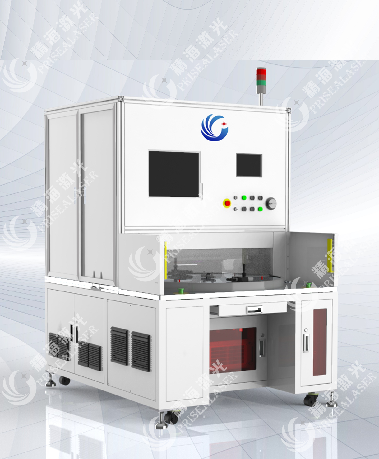 Automotive carpet layering laser welding equipment