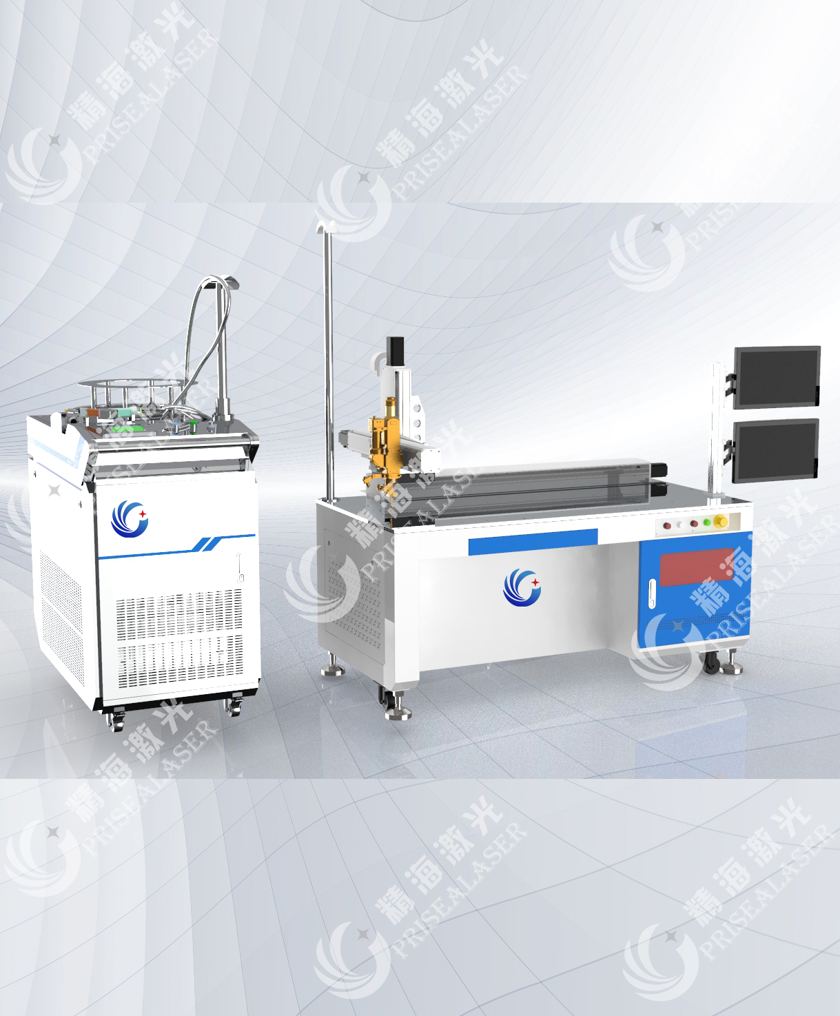 Multi-axis linkage precision welding machine